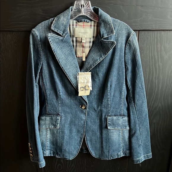 Burberry Blue Denim Women's Jacket - Picture 1 of 11